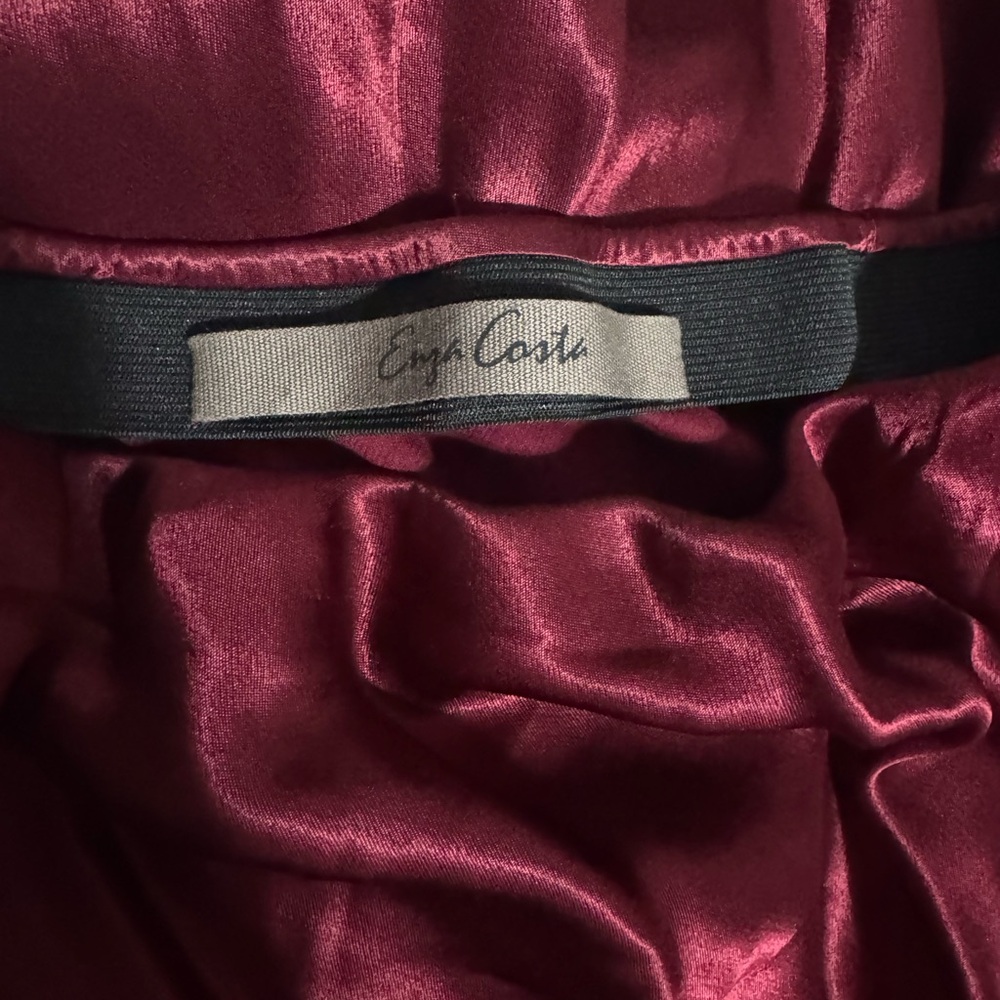 Enza Costa Ruby Satin Maxi Skirt - Picture 6 of 7